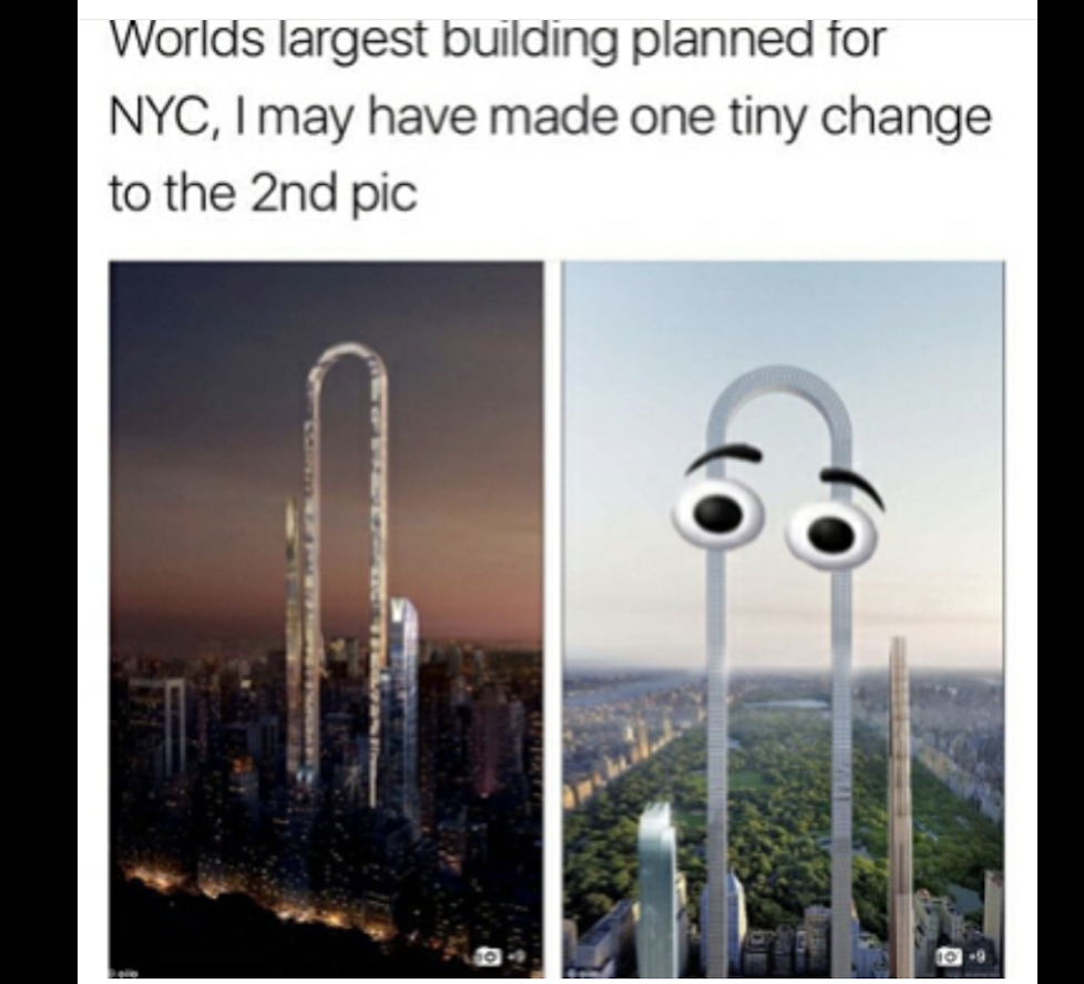 world's largest building - Worlds largest building planned for Nyc, I may have made one tiny change to the 2nd pic