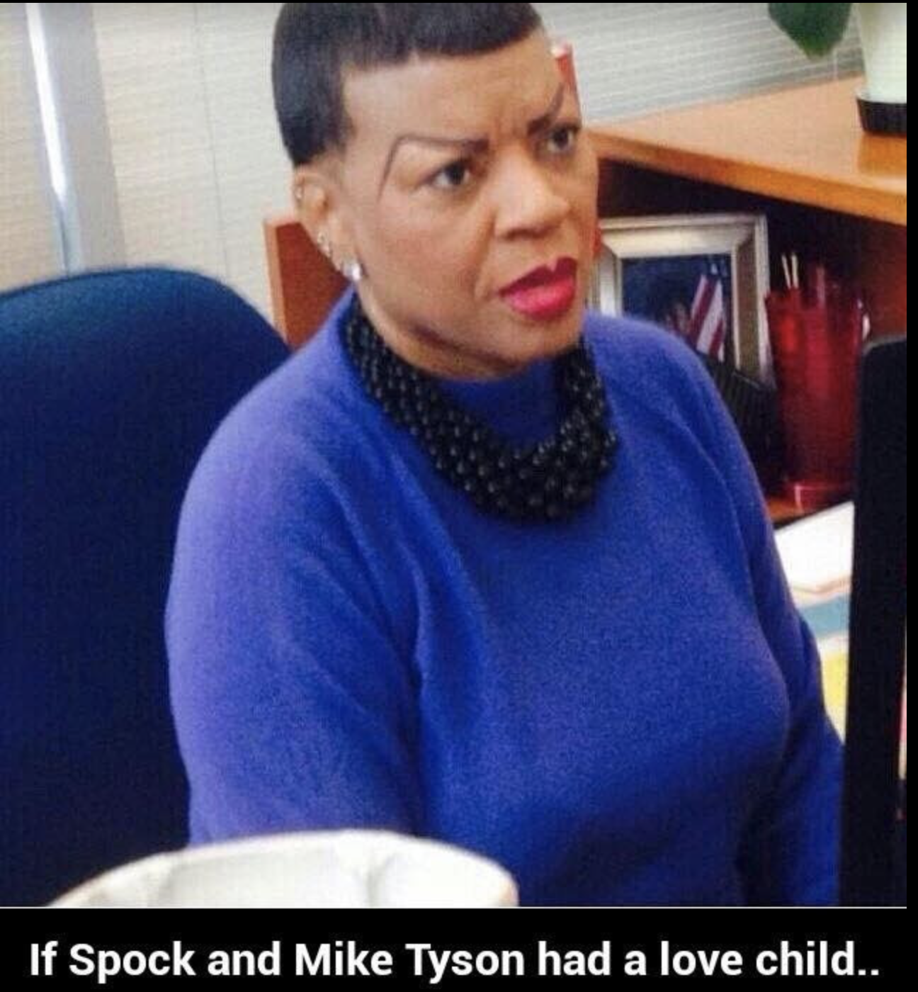 star trek eyebrows - If Spock and Mike Tyson had a love child..