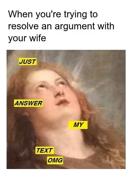 wattpad hamilton one shots - When you're trying to resolve an argument with your wife Just Answer My Text Omg