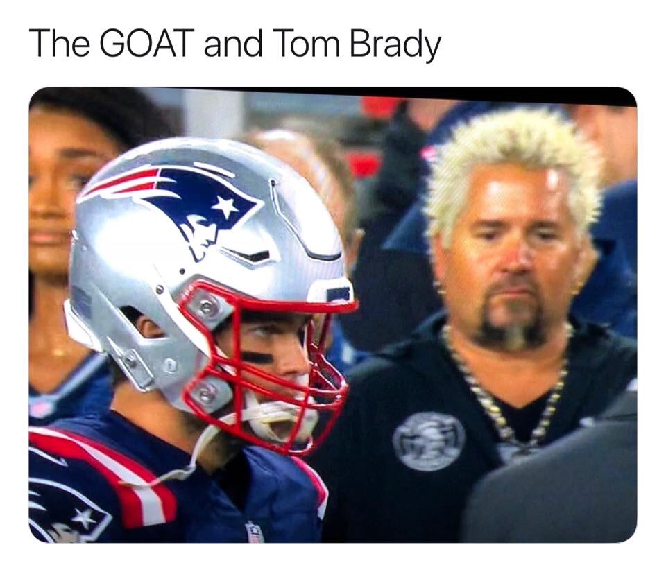 bicycle helmet - The Goat and Tom Brady