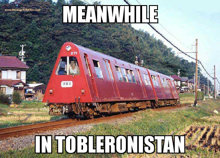 toblerone train