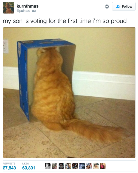 memes - i m not talking to you - kurnthmas painted_eel my son is voting for the first time i'm so proud 27,843 69,301 09 3 6EU