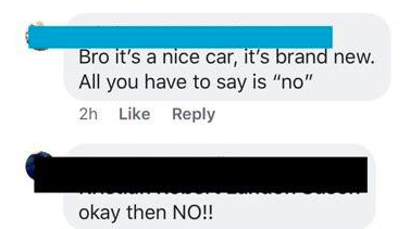 hardware - Bro it's a nice car, it's brand new. All you have to say is "no" 2h okay then No!!