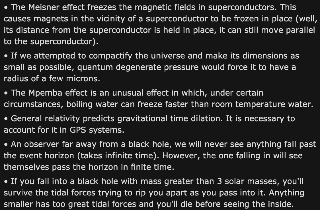 Facts About The Universe - angle - The Meisner effect freezes the magnetic fields in superconductors. This causes magnets in the vicinity of a superconductor to be frozen in place well, its distance from the superconductor is held in place, it can still m