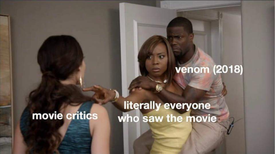 venom critics meme - venom 2018 movie critics literally everyone who saw the movie