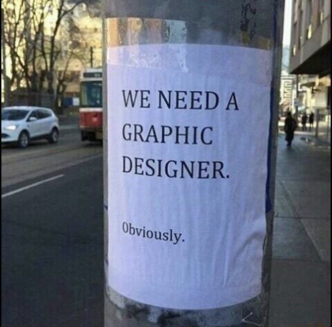 we need a graphic designer - Udu We Need A Graphic Designer Obviously.