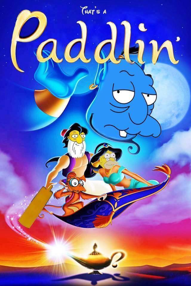 aladdin 1992 poster - That'S A Paddlin