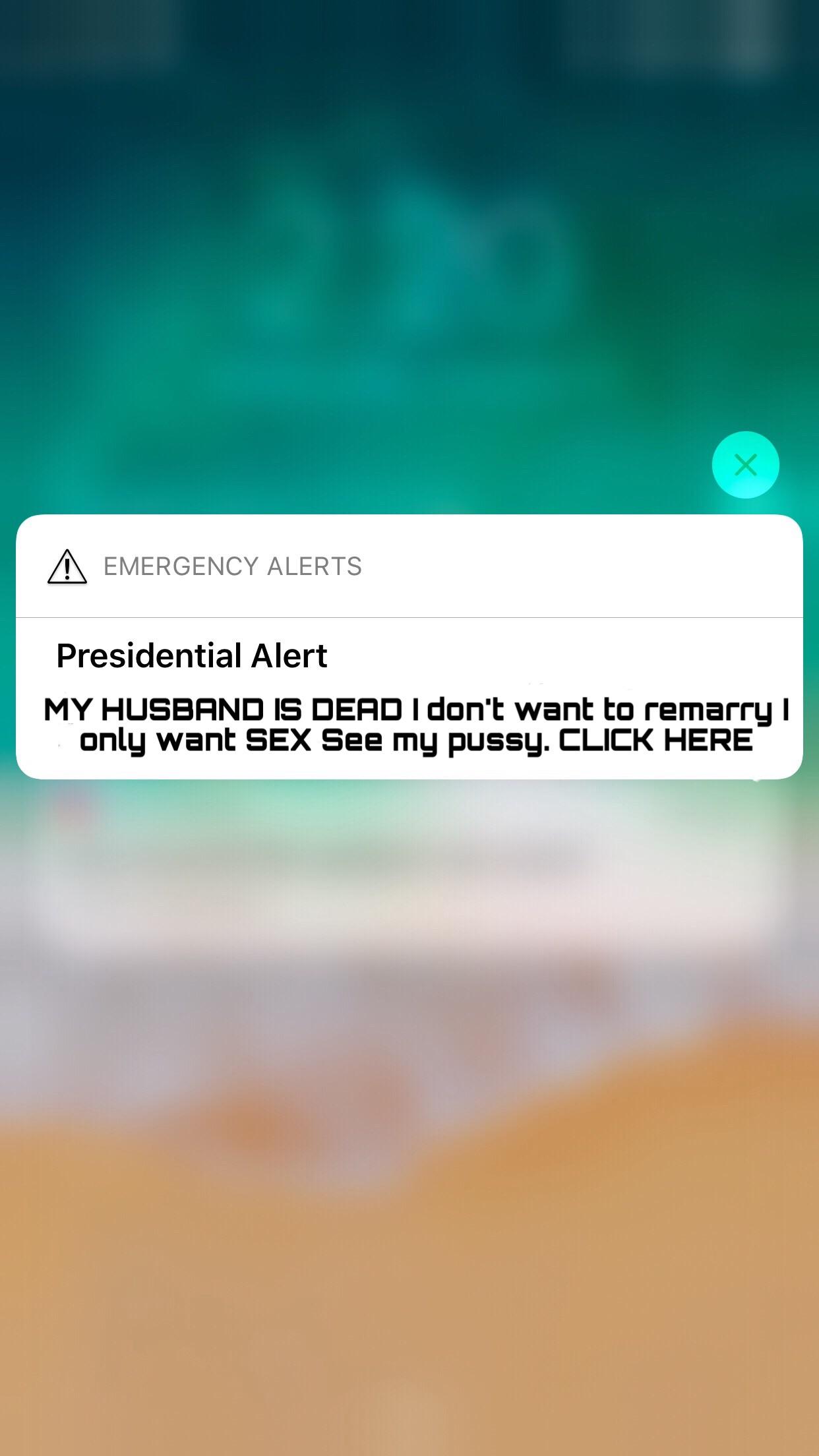 Trump meme of sky - A Emergency Alerts Presidential Alert My Husband Is Dead I don't want to remarry | only want Sex See my pussy. Click Here