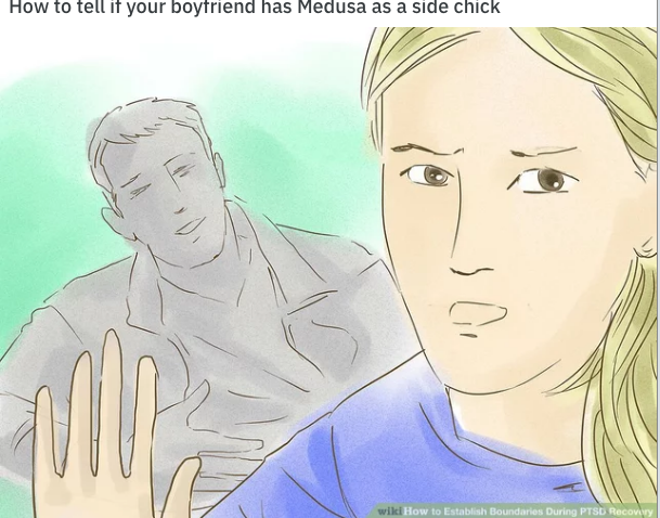 man - How to tell if your boyfriend has Medusa as a side chick Bound Du Pibd Rc