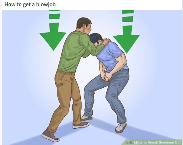man - How to get a blowjob wiki How to Knock Someone Out