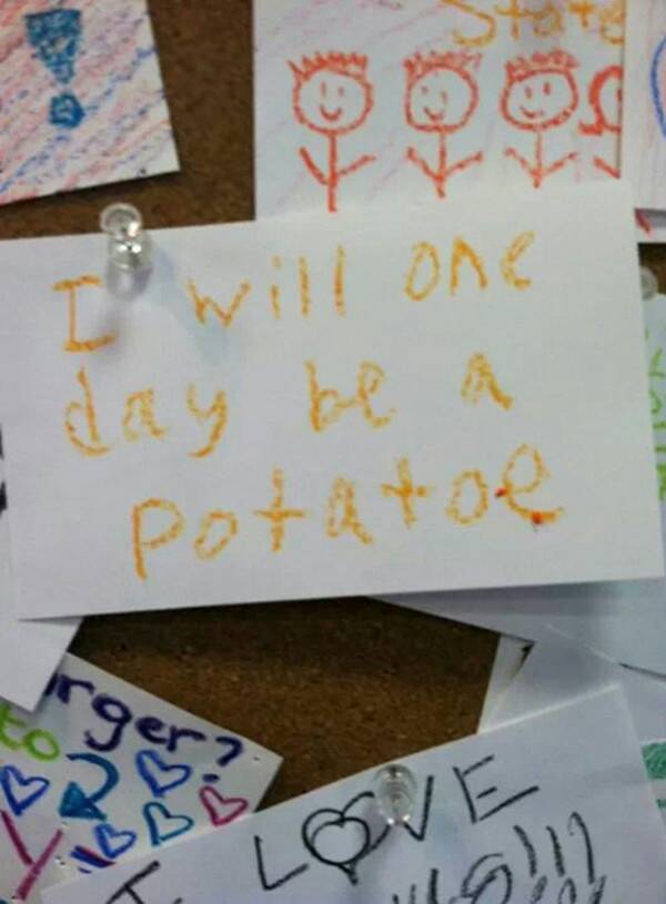 funny kid goals - will one Potatoe Love W101