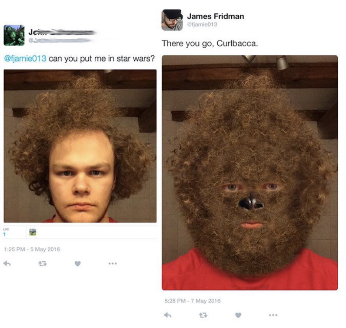 james fridman best - James Fridman Gfjamie013 Jahr There you go, Curlbacca. can you put me in star wars?