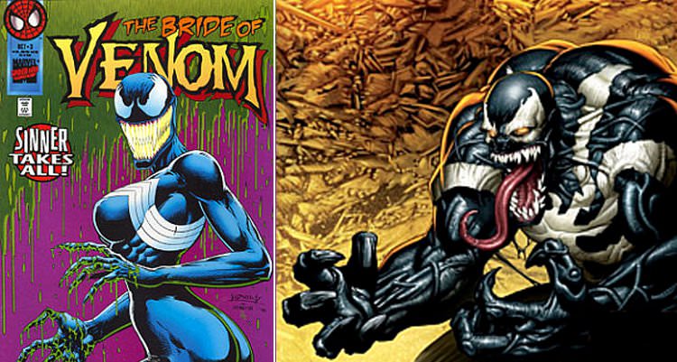 4. The famous villain “Venom” from Spider-Man was originally supposed to be a pregnant woman about to give birth who then bonds with an alien symbiote.