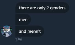 multimedia - there are only 2 genders men and menn't 23m