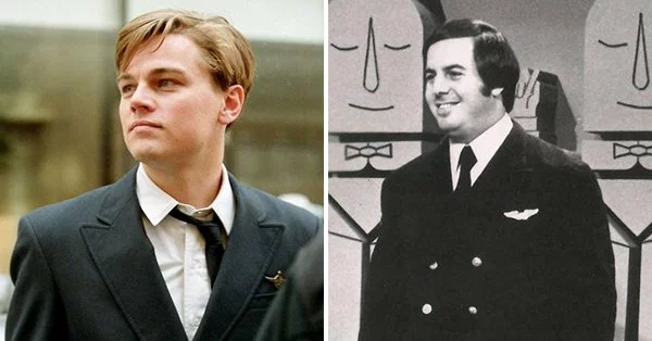 Catch Me If You Can:  Leonardo DiCaprio playing Frank Abagnale, Jr.