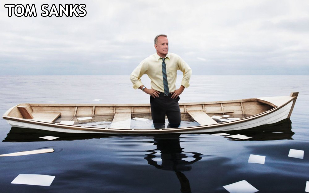 If Tom Hanks was sinking in a boat he'd be Tom Sanks.