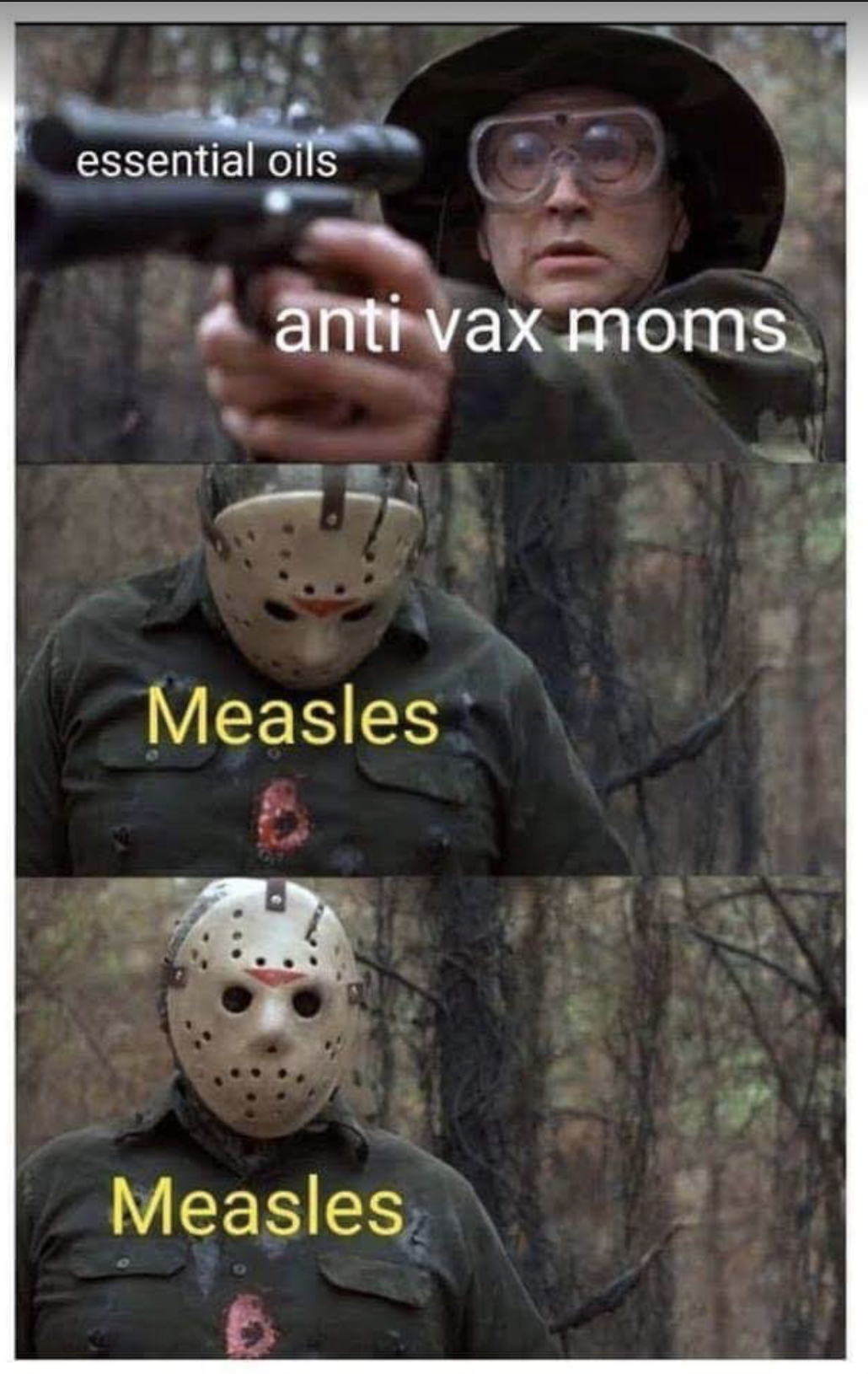 anti vaxxer meme - essential oils anti vax moms Measles Measles