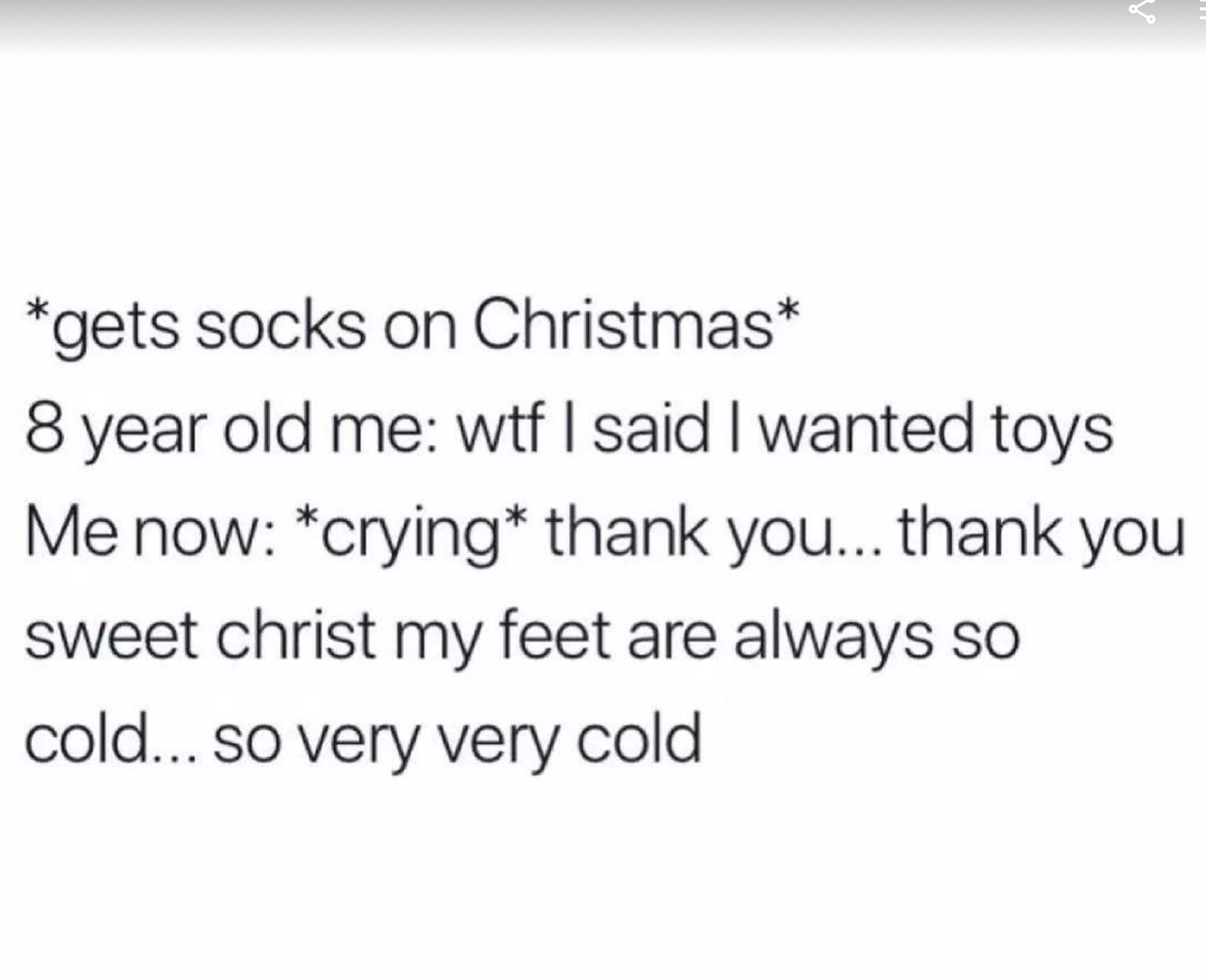 introduction about solid waste management - gets socks on Christmas 8 year old me wtf I said I wanted toys Me now crying thank you... thank you sweet christ my feet are always so cold... so very very cold