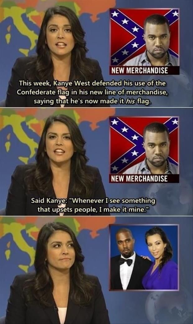 flags of the confederate states of america - New Merchandise This week, Kanye West defended his use of the Confederate flag in his new line of merchandise saying that he's now made it his flag. New Merchandise Said Kanye "Whenever I see something that ups