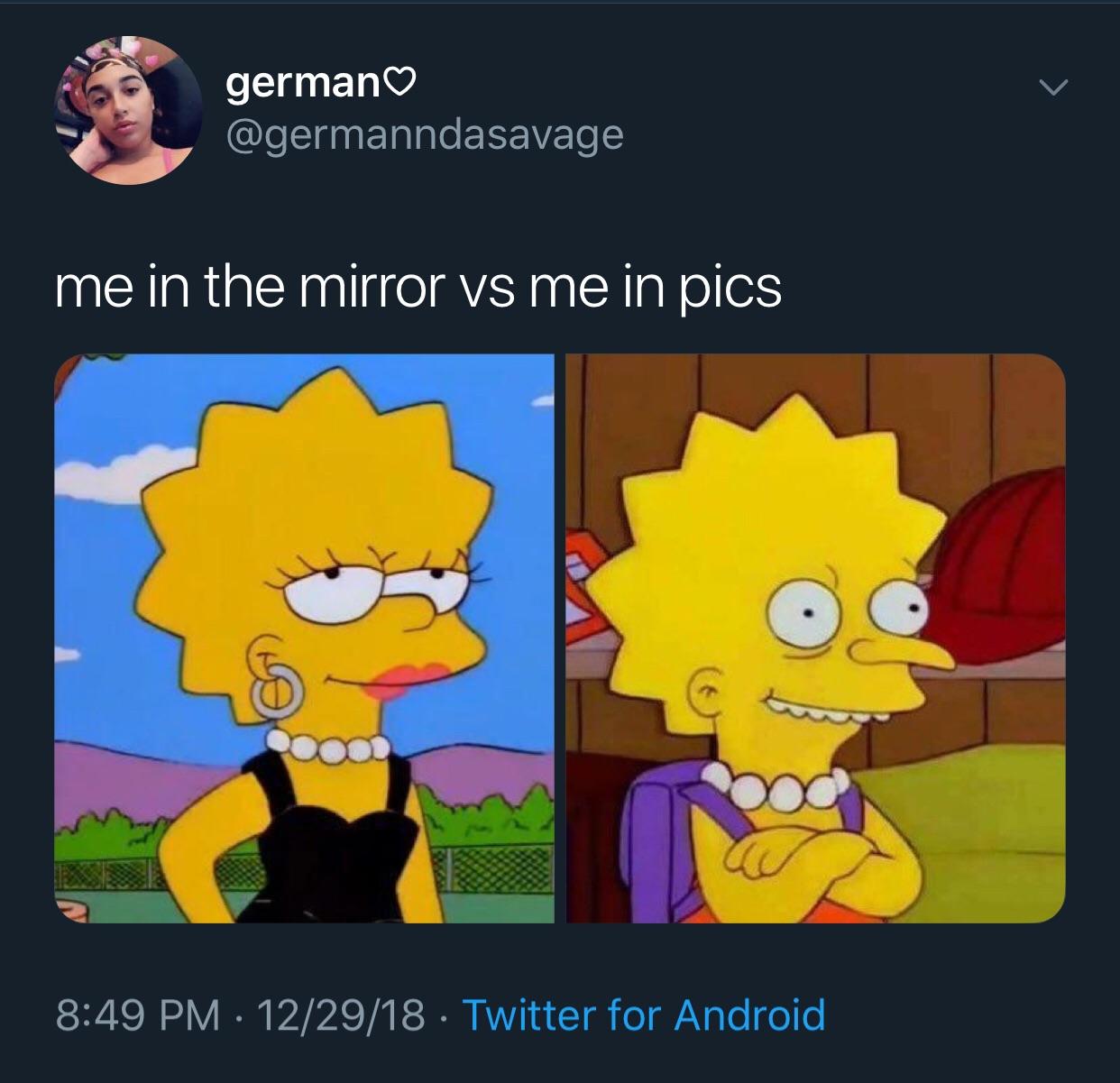 dank meme - german me in the mirror vs me in pics 122918 . Twitter for Android