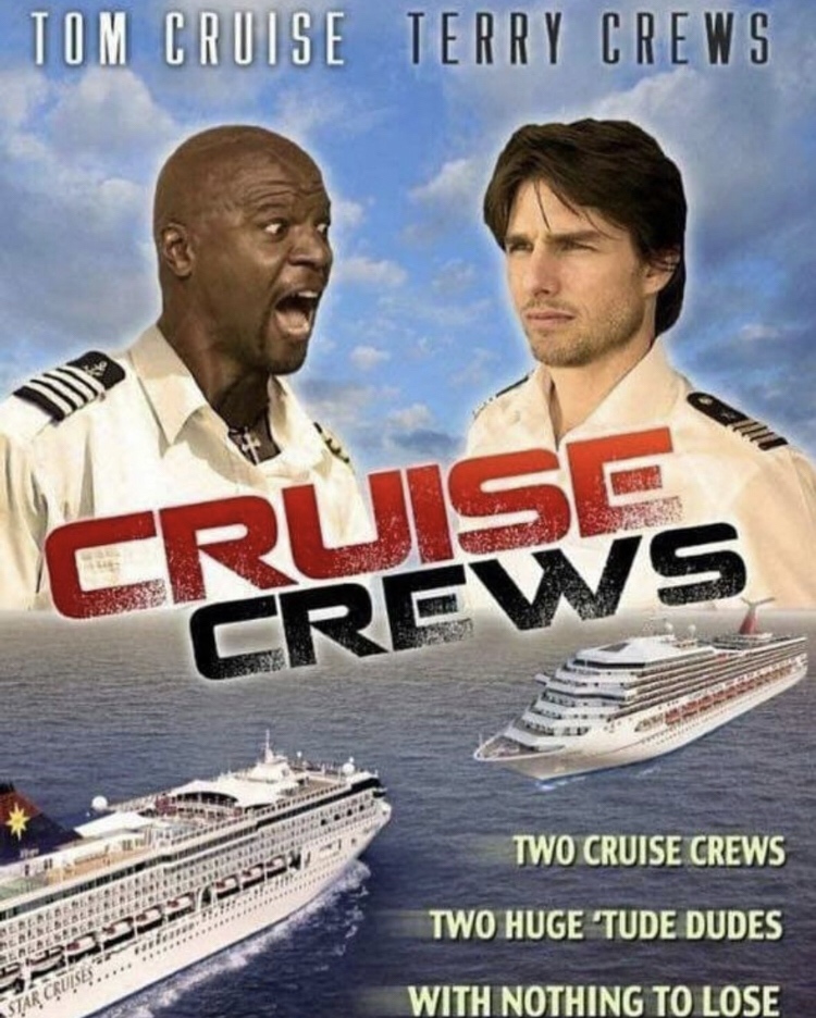 crews cruise - Tom Cruise Terry Crews Two Cruise Crews Two Huge Stude Dudes With Nothing To Lose