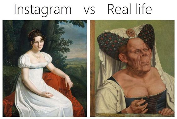 ugly people named ben - Instagram Vs Real life