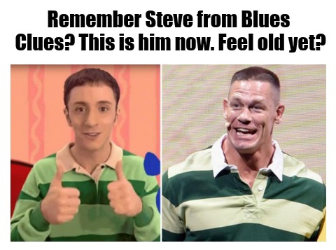 human behavior - Remember Steve from Blues Clues? This is him now. Feel old yet?