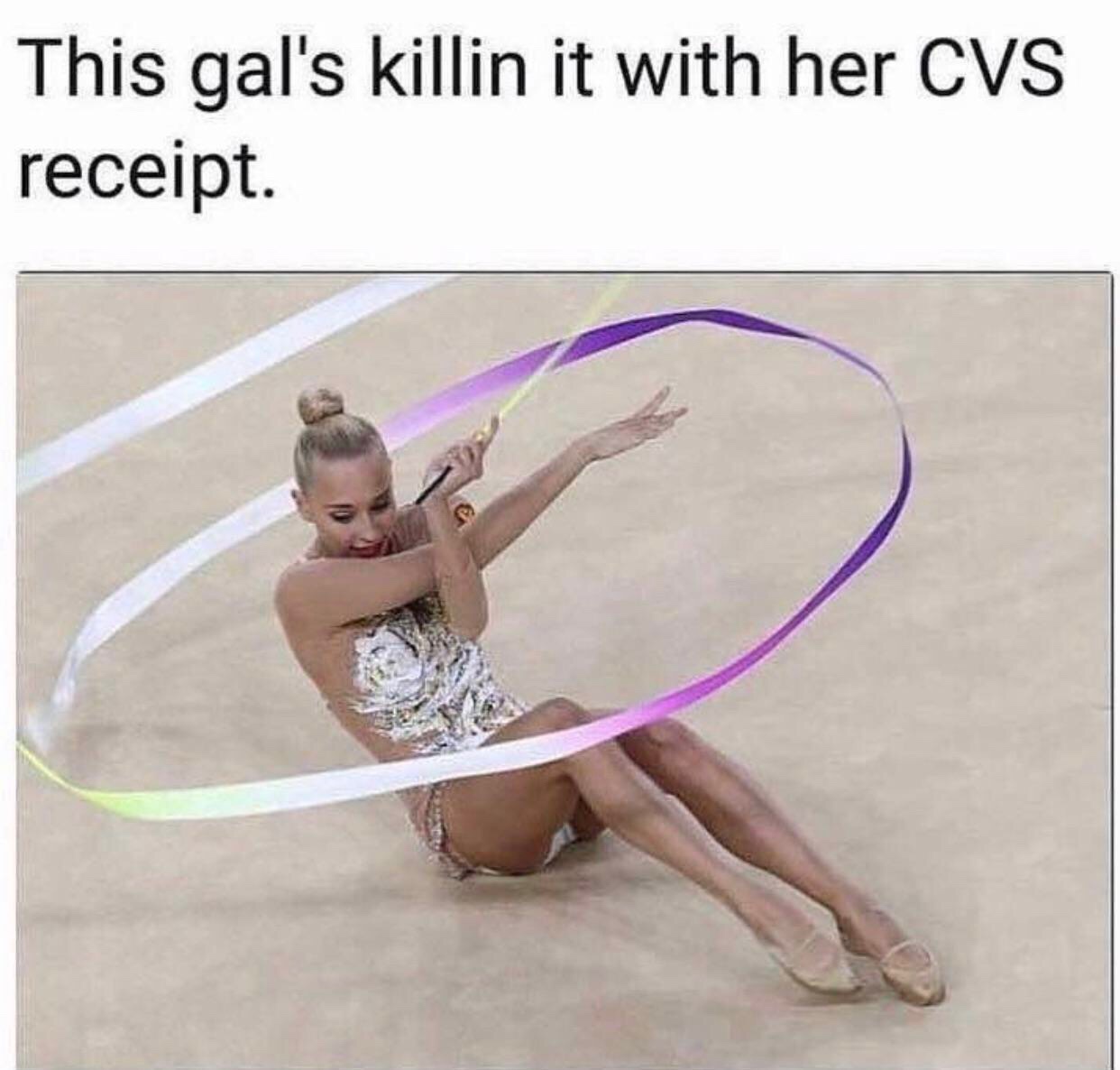 killing it with cvs receipt - This gal's killin it with her Cvs receipt.