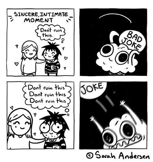sarah andersen sincere intimate moment - Sincere, Intimate _ Moment Emont roin 3 this. Bad Joke C Don't ruin this 3 | Don't ruin this Don't ruin this Joke Sarah Andersen