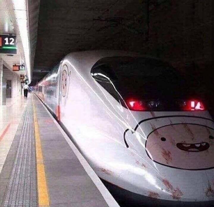 memes - cursed train