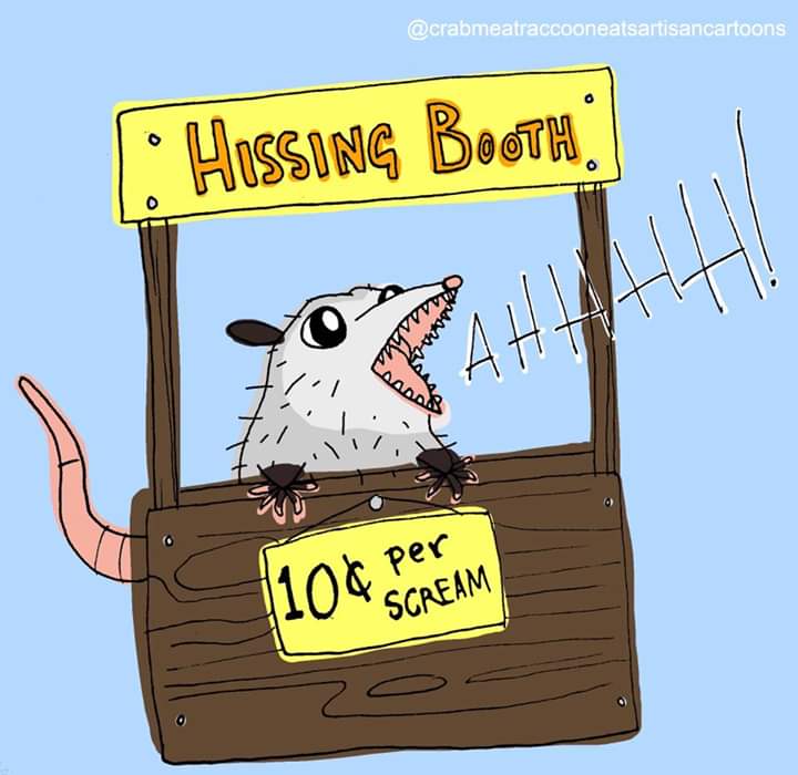 memes - cartoon - Hissing Booth ogu Vvv Ti K & per Scream