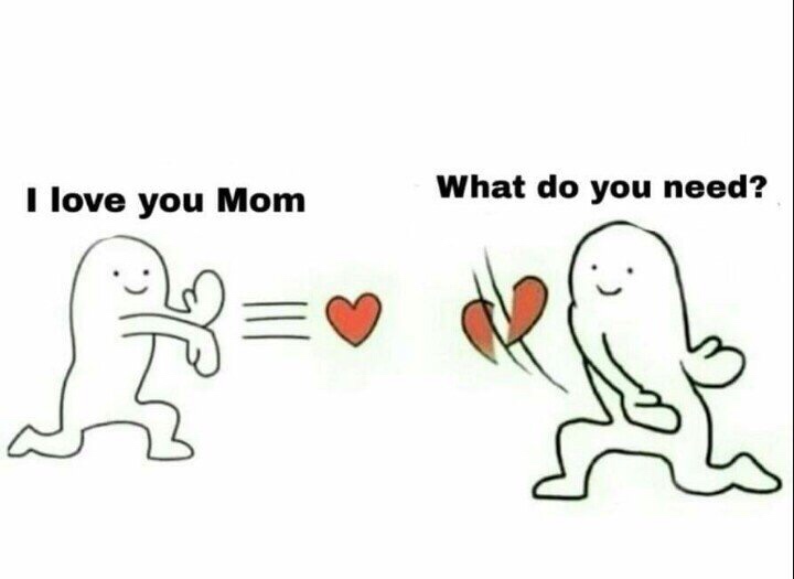memes - love you mom what do you need - I love you Mom What do you need?