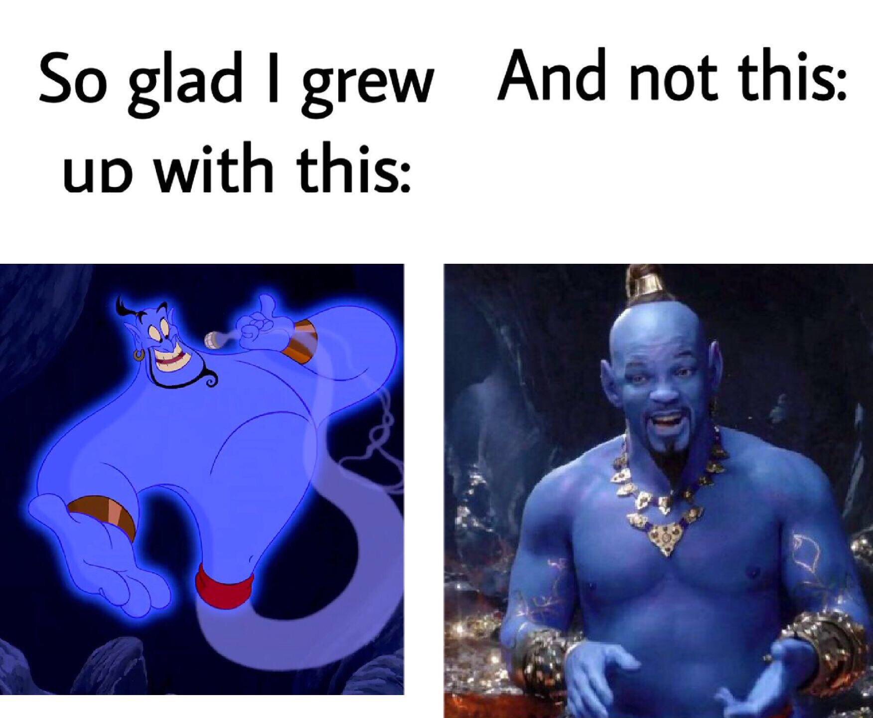memes - will smith genie meme - And not this So glad I grew up with this