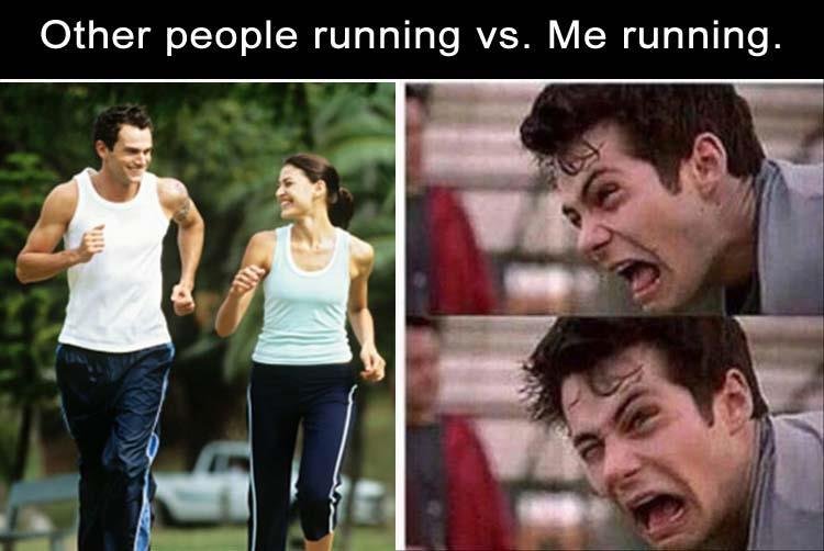 maze runner teen wolf - Other people running vs. Me running.