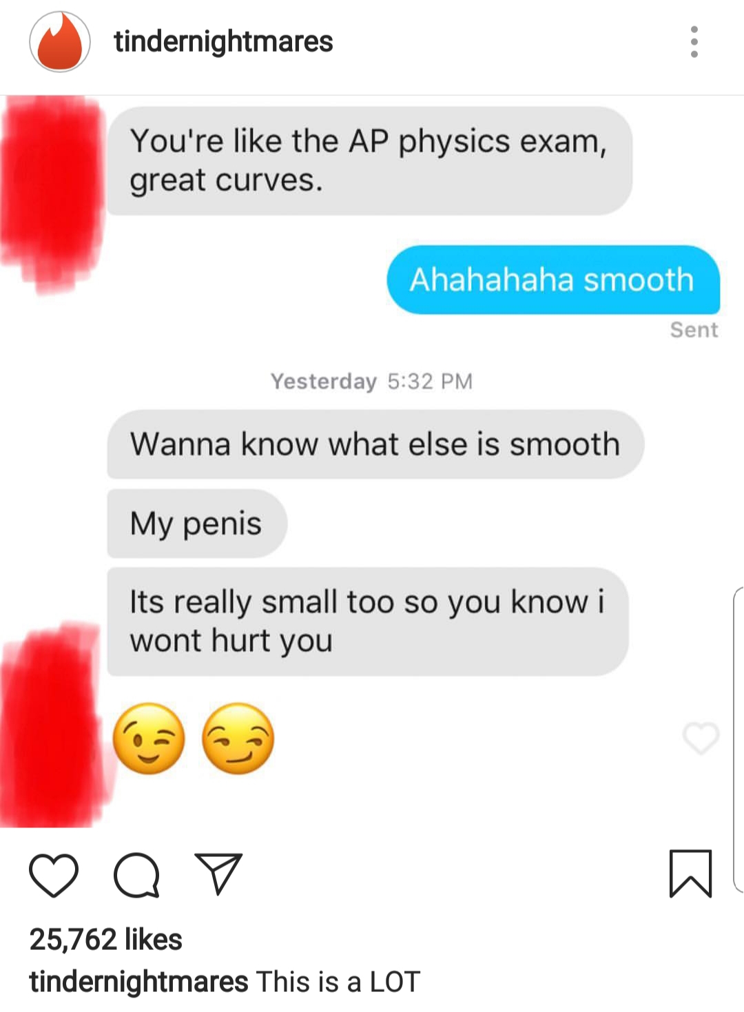 memes - ap physics exam memes 2019 - tindernightmares You're the Ap physics exam, great curves. Ahahahaha smooth Sent Yesterday Wanna know what else is smooth My penis Its really small too so you know i wont hurt you Q V 25,762 tindernightmares This is a 
