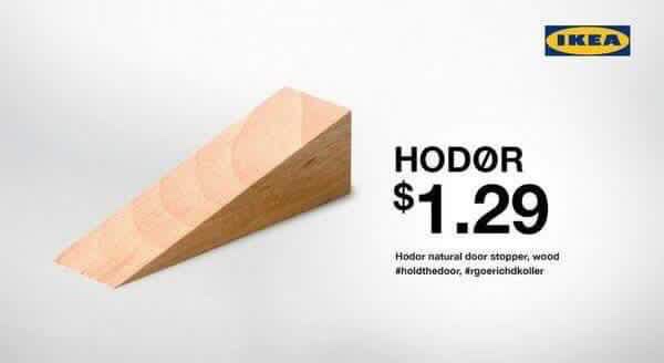hodor meme hold the door - Ikea Hodor $1.29 Hodor natural door stopper, wood Wholdthedoor. Irgoerichkoller