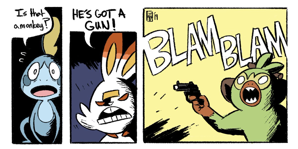 memes-  pokemon gun - Is that amonkey! He'S Gotta Gun! Blamalan Vivid