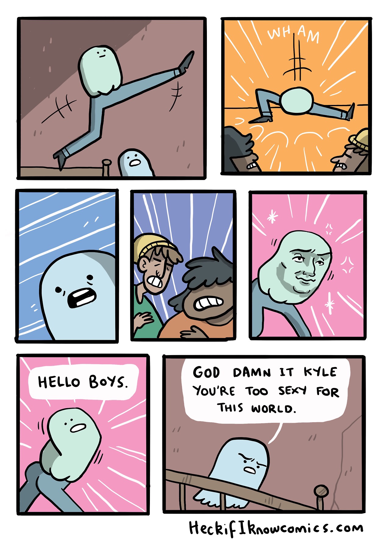 meme heck if i know comics ghost - Wham Hello Boys God Damn It Kyle You'Re Too Sexy For This World. Heckif I knowcomics.com