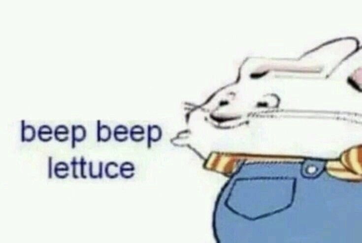 beep beep lettuce - beep beep lettuce homo