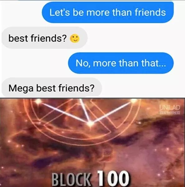 skyrim block 100 - Let's be more than friends best friends? No, more than that... Mega best friends? Unilad Block 100