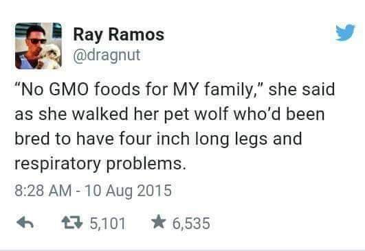 earl sweatshirt tweets - Ray Ramos "No Gmo foods for My family," she said as she walked her pet wolf who'd been bred to have four inch long legs and respiratory problems. 47 5,101 6,535