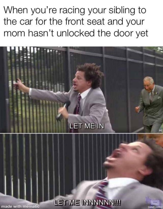 stranger things funny memes - When you're racing your sibling to the car for the front seat and your mom hasn't unlocked the door yet Let Me In Let Me Innnnnn!!! made with mematic