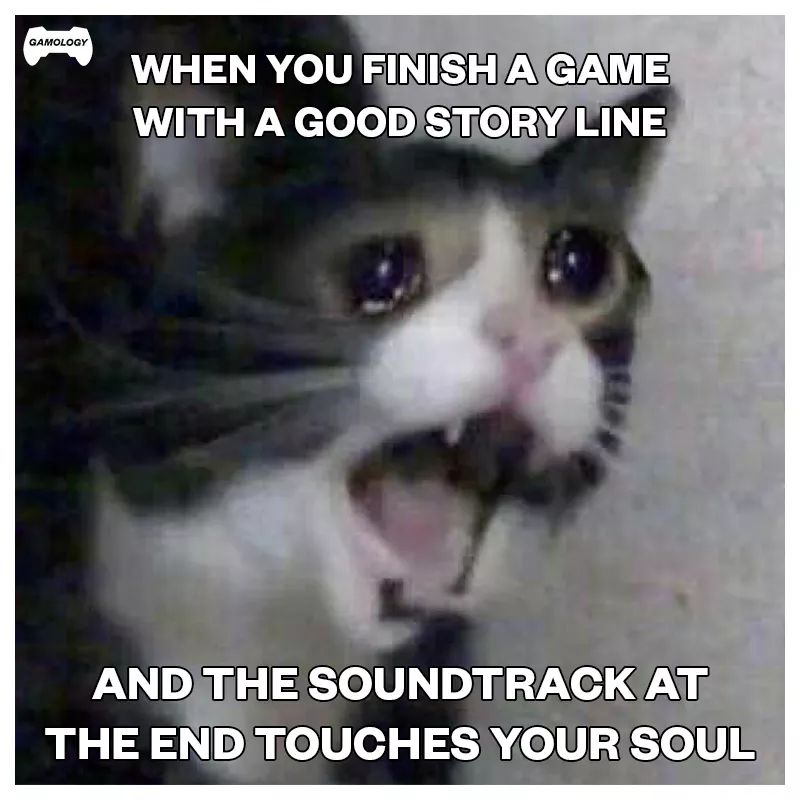14 years old girl meme - Gamology When You Finish A Game With A Good Story Line And The Soundtrack At The End Touches Your Soul