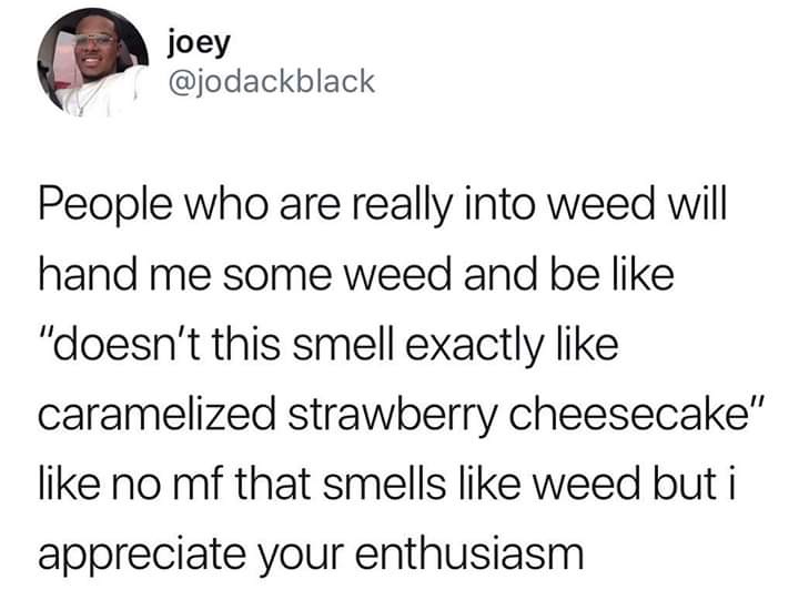 funny meme of a kids assholes - joey People who are really into weed will hand me some weed and be "doesn't this smell exactly caramelized strawberry cheesecake" no mf that smells weed but i appreciate your enthusiasm