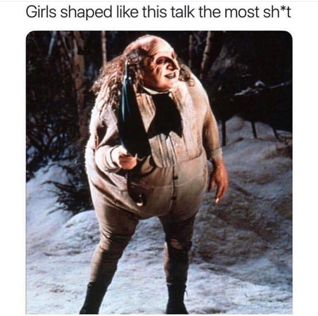 funny meme of girls shaped like this talk the most - Girls shaped this talk the most sht