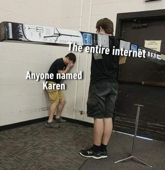 funny meme of best karen memes - The entire internet re. Anyone named Karen