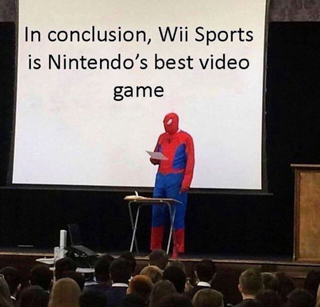 boogaloo big luau - In conclusion, Wii Sports is Nintendo's best video game