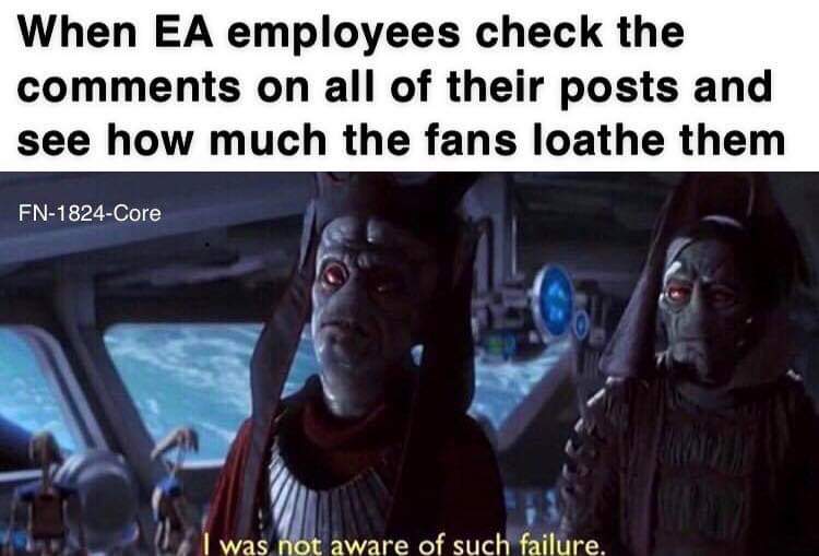 star wars nute gunray - When Ea employees check the on all of their posts and see how much the fans loathe them Fn1824Core was not aware of such failure.
