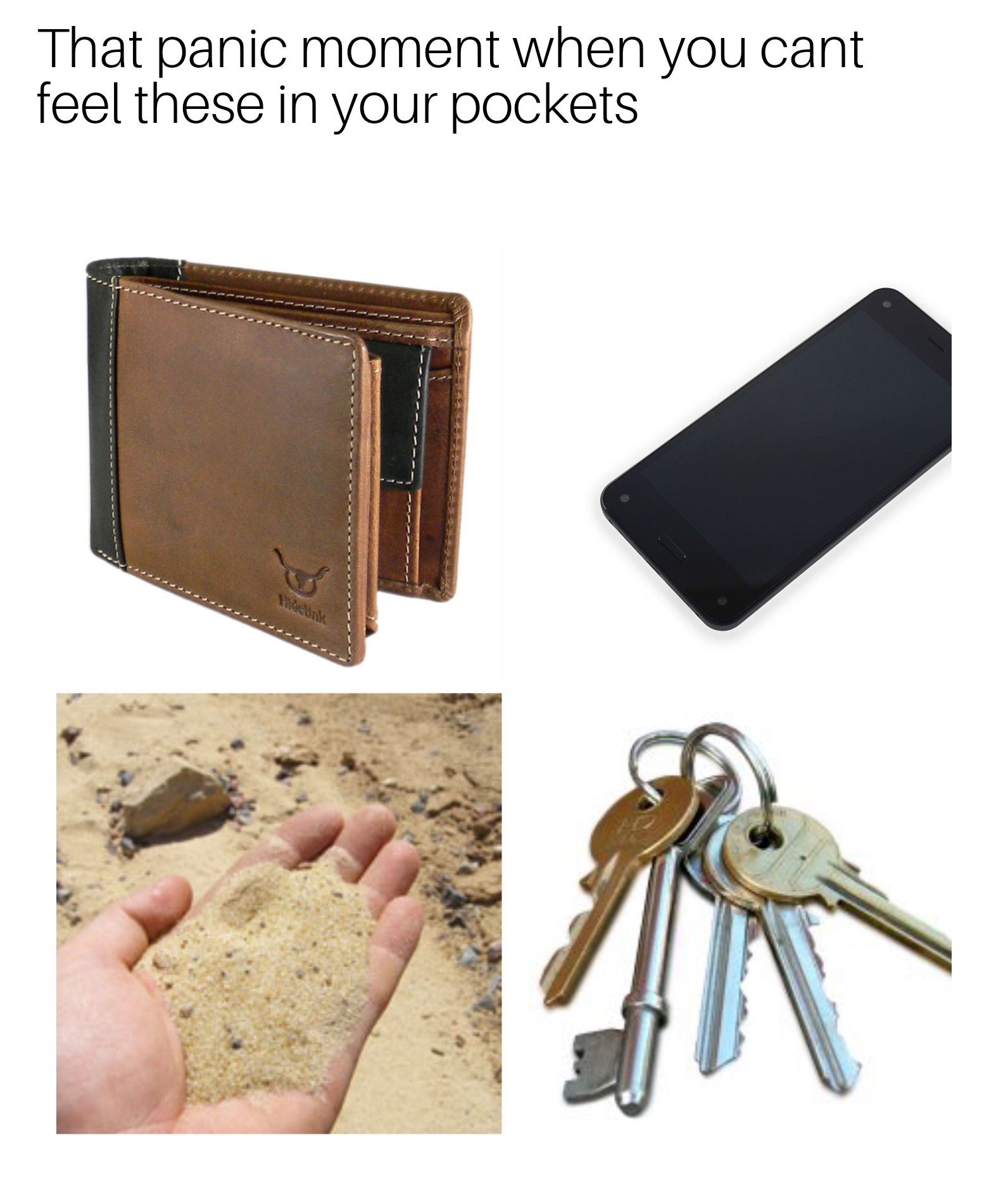meme wallet - That panic moment when you cant feel these in your pockets