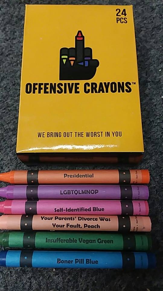 Funny meme - offensive crayons - V Offensive Crayons